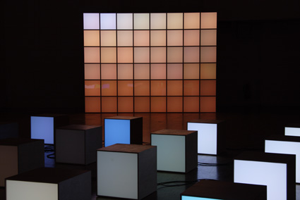 Multiple media work by Angela Bulloch