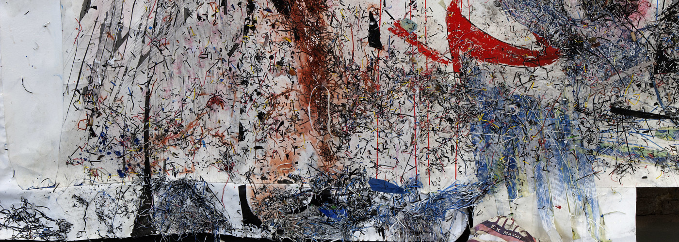 A piece by Gareth Nyandoro in A Moment of Grace at Modern Art Oxford