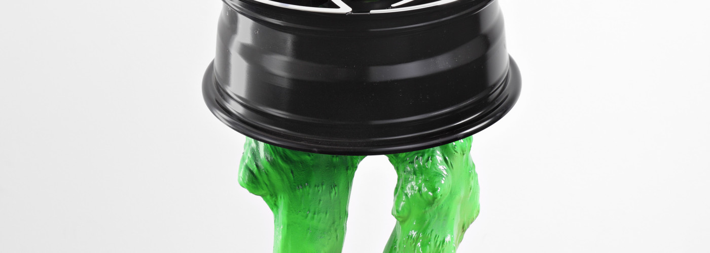 A piece by Guan Xiao in A Moment of Grace at Modern Art Oxford