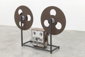 A piece by Kevin Beasley in A Moment of Grace at Modern Art Oxford