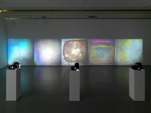 A piece by Njideka Gustav Metzger in A Moment of Grace at Modern Art Oxford